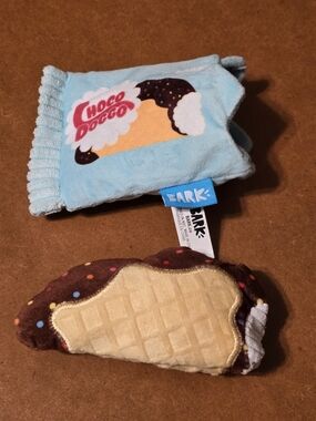 Bark Choco Doggo Plush Toy - Light Blue & Brown